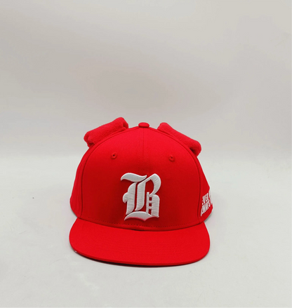CHERRY RED Bunny Hats