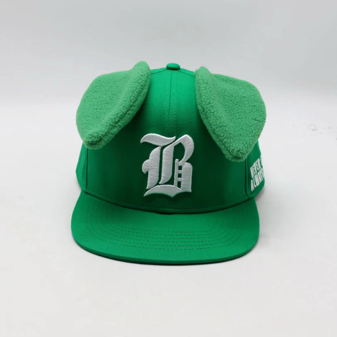 GREEN Bunny Hats