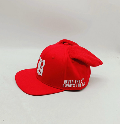 CHERRY RED Bunny Hats